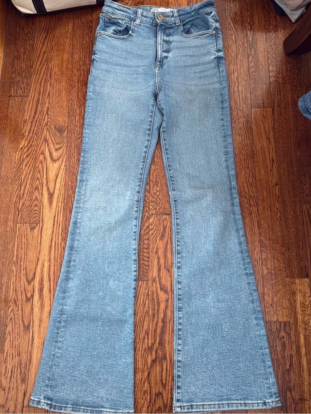 zara flare jeans